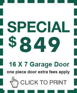 irvine garage door repair coupon